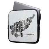 Hockey Player Word Art Laptopschutzhülle (Vorderseite Links)