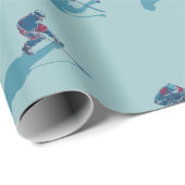 Hockey players on ice geschenkpapier (Rolleneckpunkt)