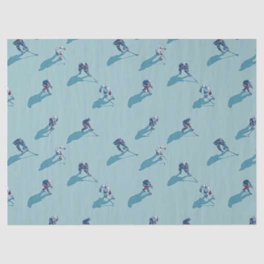 Hockey players on ice seidenpapier (Vorderseite)