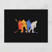 Hockey Players Postkarte (Vorderseite)