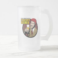 Hockey Playoff Beered Mattiert Glass Beer Tasse