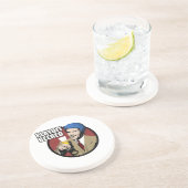 Hockey Playoff Beered Sandstein Untersetzer (Seite)