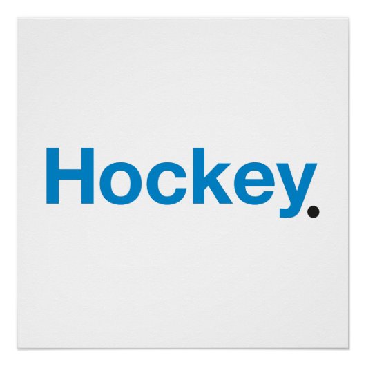 Hockey Poster (Vorderseite)