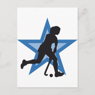Hockey Postkarte