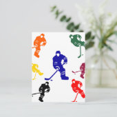 HOCKEY POSTKARTE (Stehend Vorderseite)
