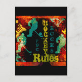 HOCKEY POSTKARTE (Vorderseite)