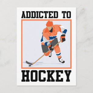 Hockey Postkarte
