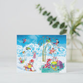 Hockey Postkarte (Stehend Vorderseite)