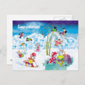 Hockey Postkarte (Vorne/Hinten)