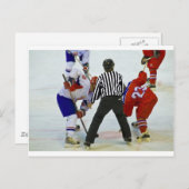 Hockey Postkarte (Vorne/Hinten)