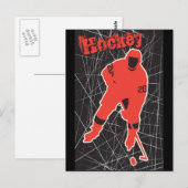 Hockey Postkarte (Vorne/Hinten)