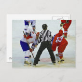 Hockey Postkarte (Vorne/Hinten)