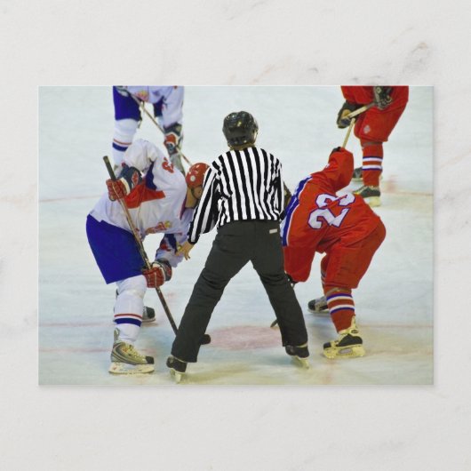 Hockey Postkarte (Vorderseite)