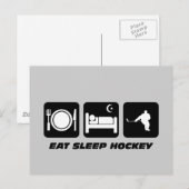 Hockey Postkarte (Vorne/Hinten)