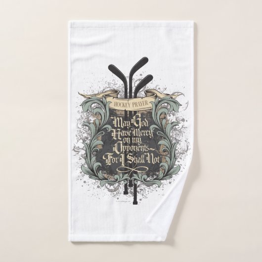 Hockey Prayer Badhandtuch Set (Handtuch)