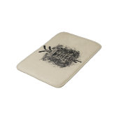 Hockey Prayer Bath Mat Badematte (Schrägansicht)