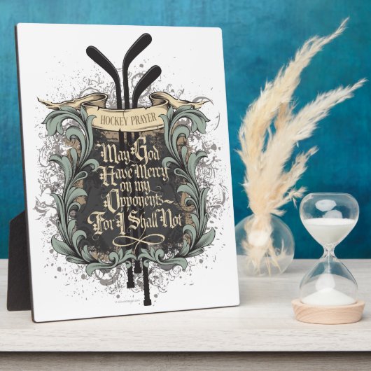 Hockey Prayer Fotoplatte (Seite)