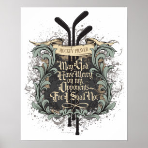 Hockey Prayer Poster