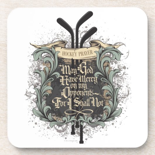 Hockey Prayer Untersetzer (Vorderseite)