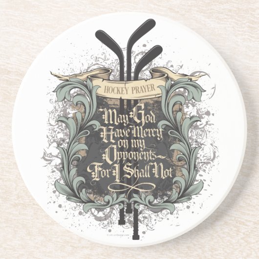 Hockey Prayer Untersetzer (Vorne)