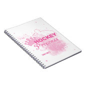 Hockey-Prinzessin Notizblock (Rechte Seite)