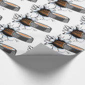 Hockey Puck Breakout Geschenkpapier (Ecke)