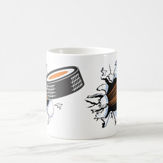 Hockey Puck Breakout Kaffeetasse (Mittel)