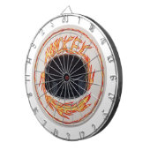 Hockey Puck Fiery Slap Shot Dartscheibe (Vorderseite rechts)