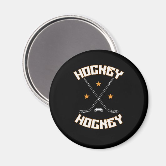 Hockey Puck Magnet (Vorderseite/Rückseite)