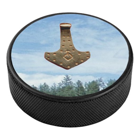 Hockey-Puck mit Gold Thammer Eishockey Puck (3/4)