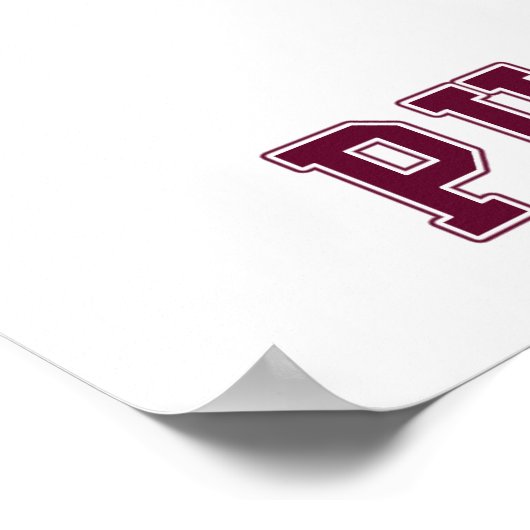 Hockey Puck Off Poster (Ecke)