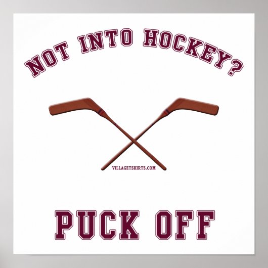 Hockey Puck Off Poster (Vorne)