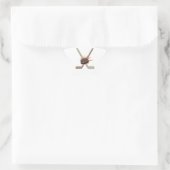 Hockey Puck Stern-Aufkleber (Tasche)