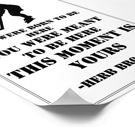 Hockey Quote Poster (Ecke)