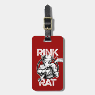 Hockey Rat Luggage Tag Gepäckanhänger