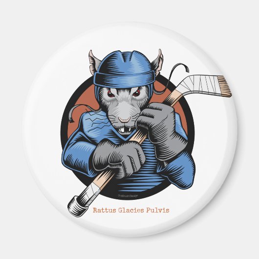 Hockey Rat Magnet (Vorne)