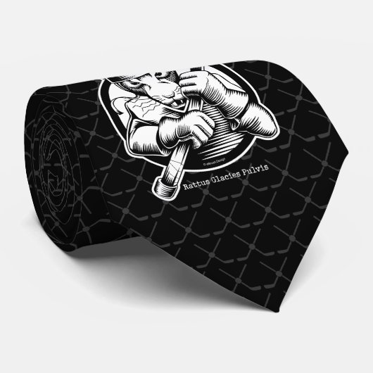 Hockey Rat Neck Tie Krawatte (Gerollt)
