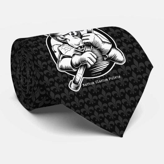 Hockey Rat Neck Tie Krawatte (Gerollt)