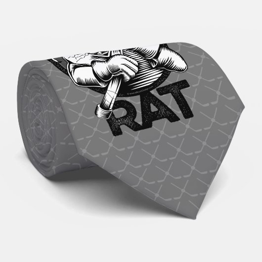 Hockey Rat Neck Tie Krawatte (Gerollt)