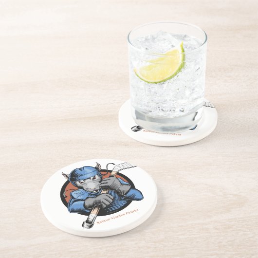 Hockey Rat Untersetzer (Seite)