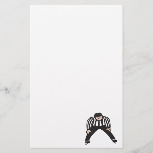 Hockey-Referent Briefpapier (Vorderseite)