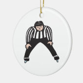 Hockey-Referent Keramik Ornament (Links)