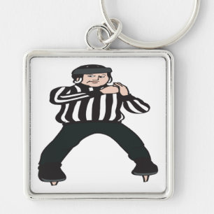 Hockey-Referent Schlüsselanhänger