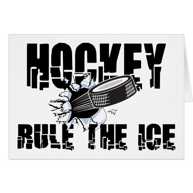 Hockey-Regel das Eis (Vorderseite (Horizontal))