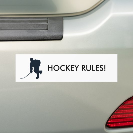 HOCKEY-REGELN! AUTOAUFKLEBER (Auf Auto)