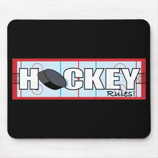 Hockey-Regeln Mousepad (Vorne)