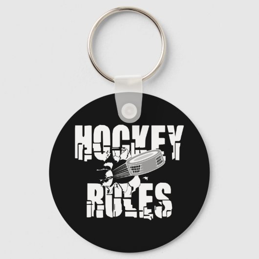Hockey-Regeln Schlüsselanhänger (Vorderseite)