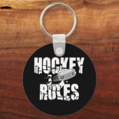 Hockey-Regeln Schlüsselanhänger (Vorderseite)