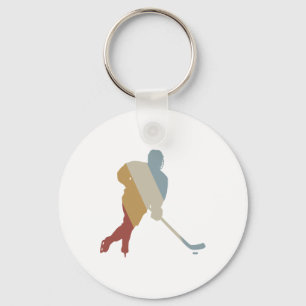 Hockey Retro Stil Vintage (1) Schlüsselanhänger