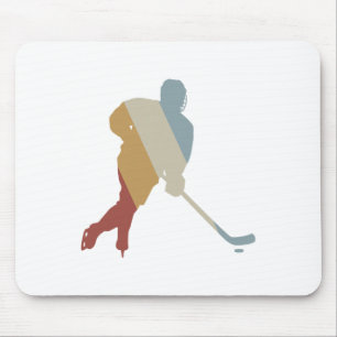 Hockey Retro-Stil Vintage Mousepad